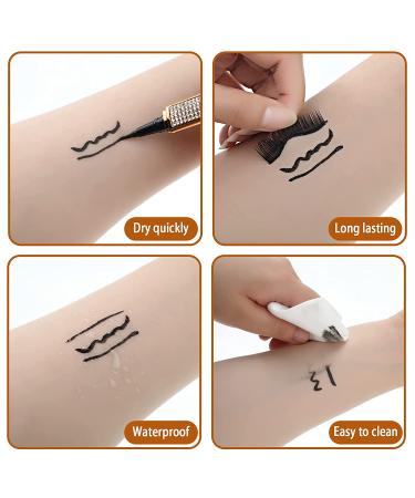 4-Piece Self-Adhesive Diamond Glitter Liquid Eyeliner Set - Waterproof, Quick Drying, Long-Lasting Formula - Buy Online on GoSupps.com