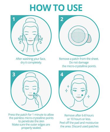 Buy Microdart Blemish Patches - 27 Fast Acting Zit Patches for Cystic Acne - Infused with Hyaluronic Acid & Tea Tree - International Shipping Available - Buy Online on GoSupps.com