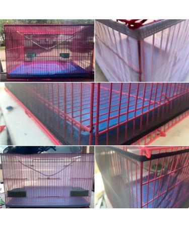 Bird Cage Seed Catcher Cover - Nylon Mesh, Dust-Proof & Breathable - L Black - Buy Online on GoSupps.com