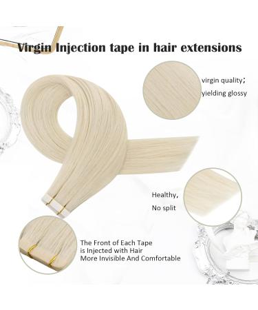 Moresoo Virgin Tape-In Extensions | Real Remy Hair Invisible Adhesive Tapes | 60cm #1000 5 Pieces - Buy Online on GoSupps.com