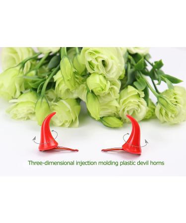 Bonnie Z. Leonardo Plastic Red Devil Horns Clip On - Halloween Costume Accessory - Buy Online on GoSupps.com