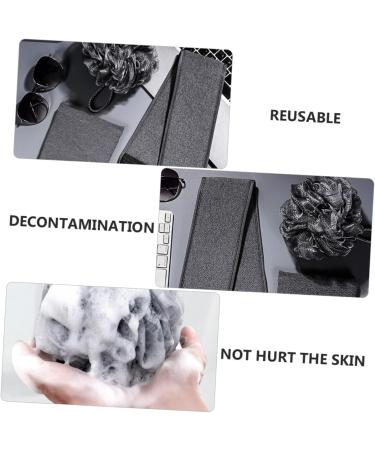 POPETPOP 1 Set Men's Bath Set Bath Wash Scrubber Exfoliating Sponge Pad Bath Shower Sponge Exfoliating Mitt Mesh Shower Ball Spa Accessories Shower Cleaning Towel Body Rayon Bath Towel Man 60x9.5cm - Buy Online on GoSupps.com