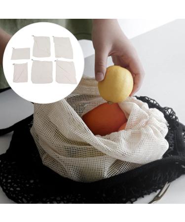 Drawstring Bag Repeatable Food Filter Bag Durable Cotton 6PCS for Home Kitchen Storage for Toy Storage - Buy Online on GoSupps.com