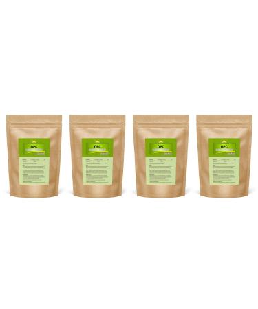 Premium OPC grape seed extract powder 95% (70% according to HPLC) 1 kg (4 bags of 250 g each) Bonemis
