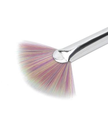 Fan-Shaped Nail Brush | Acrylic-Liner Removal Tool | Rhinestone Handle & Nylon Hair | Perfect for Nail Art & Manicure - Buy Online on GoSupps.com