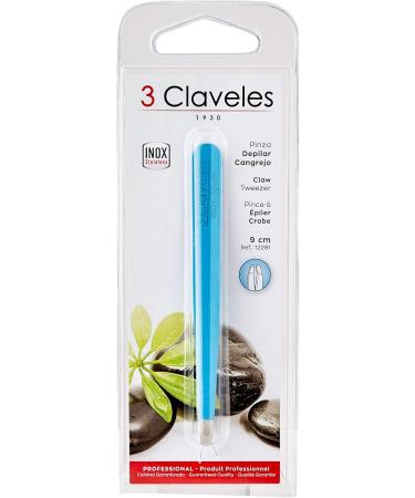 3 Claveles 12281 Depilatory Tweezers - 9 cm Crab Tip for Precision Hair Removal | International Shipping - Buy Online on GoSupps.com