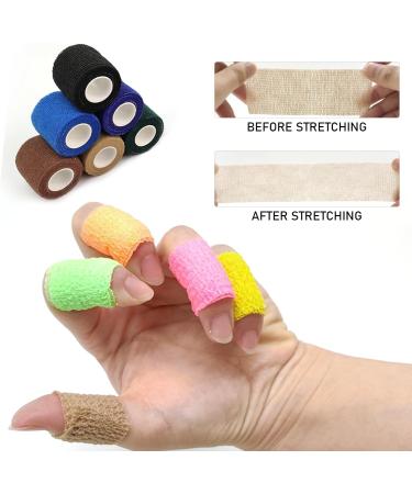 15pcs self-Adhesive Bandages Breathable Elastic Bandages Non-Woven Sports Tape Fitness Bandages Solid Color Sweat-Absorbing Bandages for Sports Protection Pets etc. - Buy Online on GoSupps.com