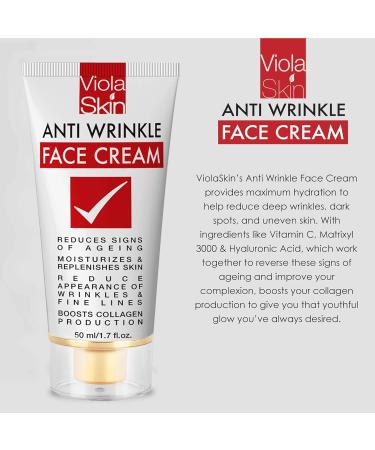 POWERFUL Face Cream with Matrixyl 3000 blend. Face Moisturiser Reduces Signs Of Ageing. Anti Wrinkle Face Cream Can Be Used As A Day Cream or Night Cream. Over 500 000 Happy Customers. - Buy Online on GoSupps.com