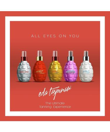 Eda Taspinar Limited Edition Mykonos Supreme Bronzing Bomb Tanning Oil Spray - Accelerate Dark Mediterranean Tan - 200ml - SPF 0 - All Eyes On You! - Buy Online on GoSupps.com
