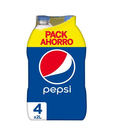 Pepsi Pepsi Max Cola Refreshment with Zero Sugar - Pack of 4 x 2 L - Total: 8 L