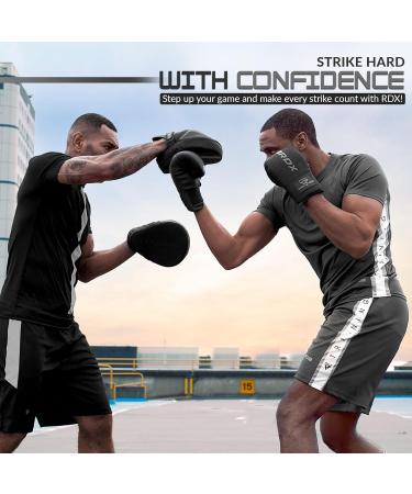 RDX Pink Boxing Gloves for Kickboxing & Muay Thai - Maya Hide Leather Punching Bag Gloves for MMA Sparring & Fitness - Buy Online on GoSupps.com