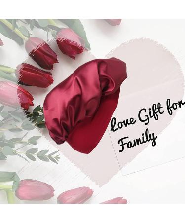 Satin Silk Bonnets for Women - 4PCS Hair Bonnet Set for Sleeping and Night Caps - Buy Online on GoSupps.com