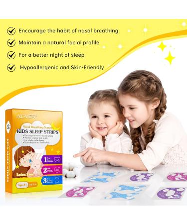 60PCS Gentle Mouth Tape for Sleeping, Reduced Snoring & Better Breathing | Anti Snoring Strips for Children - Improve Sleep Quality - Buy Online on GoSupps.com