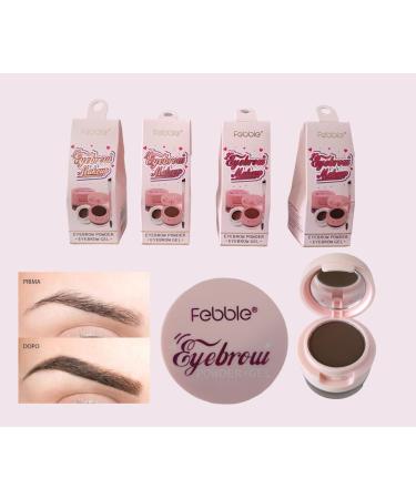 Fever Gel + powder + eyebrow brush 04 04