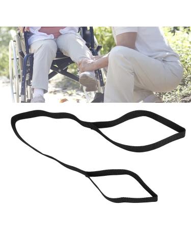 Leg Loop Lifter Portable Soft Leg Lifter Strap Black for Leg Recovery Stretching - Buy Online on GoSupps.com