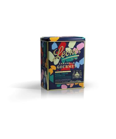 Leone depuis 1857 Bo te en m tal Bonbons Durs Regal Turin - Bonbons Leone - Saveurs Assorties - Bonbons V gans et Sans Gluten - Bo te en m tal de 400g