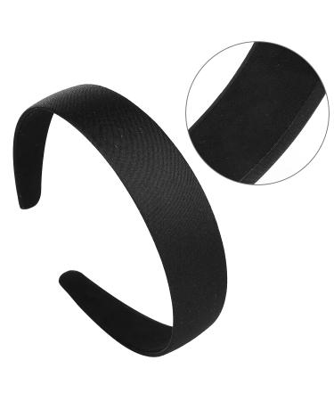 Shop Wllhyf Satin Stirring Straps - 2 Pack Black Hard Headbands for Women & Girls | Fashionable Slipproof Hair Bands for DIY Hair Jewelry - Perfect for Halloween & Christmas - Buy Online on GoSupps.com