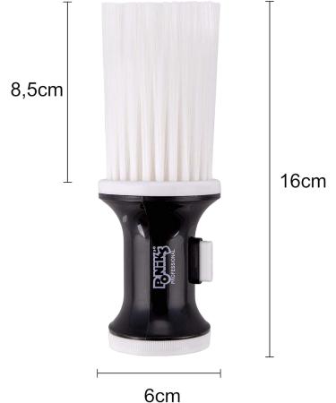Ponik's Neck Brush with Powder Compartment - Hairdresser Hair Cutting Aid Hair Brush Neck Duster - Plastic Powder Brush Hairdresser Accessories - For Sweeping Hair Away After Cutting - Buy Online on GoSupps.com