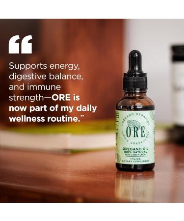 ORE Mexican Oregano Oil Drops 1 oz | 80% Carvacrol | Wildcrafted Herbal Extract for Immune & Respiratory Support | Natural Liquid Supplement | Non-GMO | Dropper Bottle - Buy Online on GoSupps.com