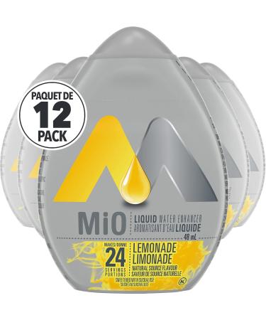 MiO Lemonade Liquid Water Enhancer 48ml (Pack of 12) & MiO Sport Lemon Lime Liquid Water Enhancer 48ml (Pack of 12) - Buy Online on GoSupps.com