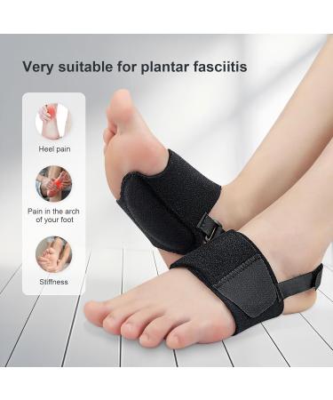 Arch Support Inserts for Plantar Fasciitis Relief | Adjustable Orthotic Cushions & Gel Pads for Flat Feet High Arches & Fallen Arches (Black - Buy Online on GoSupps.com