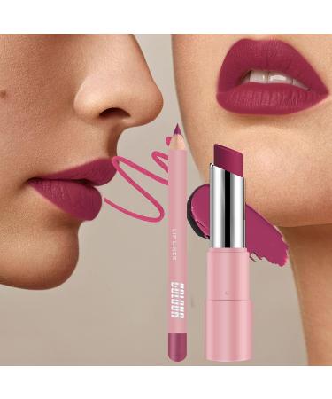 Lip Balm Tinted Lipstick - Nourishing Matte Balm Non-Sticky Care for Chapped Lips for Women - Buy Online on GoSupps.com