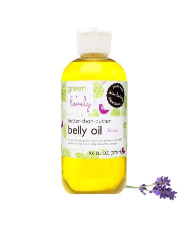 Better than Butter Belly Oil Pregnancy Stretch Mark Prevention Stretch Mark Cream Pregnancy Must Haves Pregnancy Essential Enhanced Vitamin E Skin Elasticity 9 Fl Oz Lavender