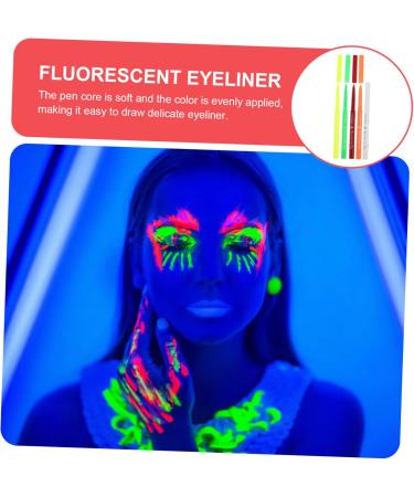 HAPINARY 5pcs Halloween Paint Pen Glow Eyeliner Pencil Eyeliner Fluorescence Make up Highlighter Plastic - Buy Online on GoSupps.com