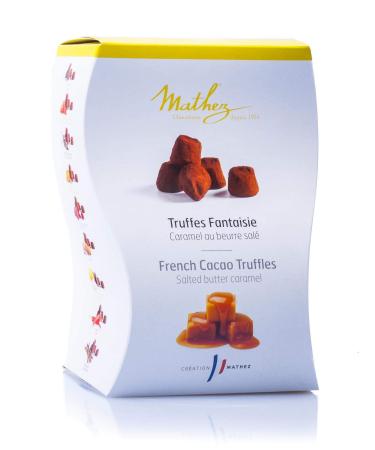 Truffle pralines with salted caramel Mathez Truffes Fantaisie - Buy Online on GoSupps.com