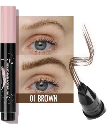 Eyebrow Pencils for Women Eyebrow Pen for Natural Appearance Eyebrows Make UpUltrafine Tip Liquid Color 14ml Makeup for Daily Activities such as Work Sports Dating and Travel 01 Brown - Buy Online on GoSupps.com