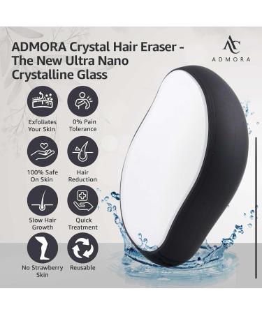 Crystal Hair Eraser - Nano Crystal Painless Exfoliation Hair Remover for Men and Women - Buy Online on GoSupps.com
