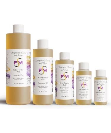 Baby Powder Musk Fragrance Oil - 3 Bottles 0.33 Fl Oz Glass Roll On (10ml) 0.33 Fl Oz (Pack of 3) - Buy Online on GoSupps.com