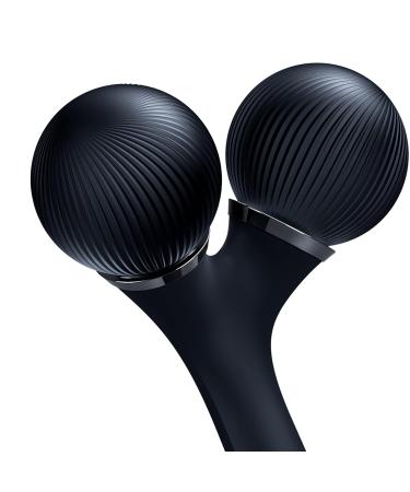 Geske SmartAppGuided Sonic Facial & Body Roller | 4-in-1 Dermaroller Device | Professional Facial Scooter for Face & Body Contouring | Black - Buy Online on GoSupps.com
