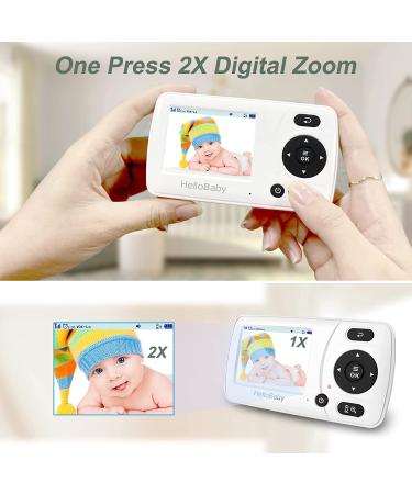 Hello Baby Monitor with Camera and Audio | 1000ft Long Range Video Monitor | Night Vision, VOX Mode | Portable 2.4 Screen | Baby Safety Camera, Plug & Play - Buy Online on GoSupps.com