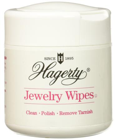 Hagerty 16740 3-by-5-inch Jewelry Care 20 Disposable Wipes White