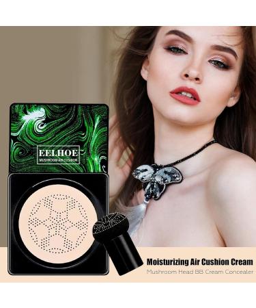 Lamptti Air Pillow BB-Cream - Mushroom Head Concealer & Moisturizing Foundation for Natural Radiance - Ivory White - Buy Online on GoSupps.com