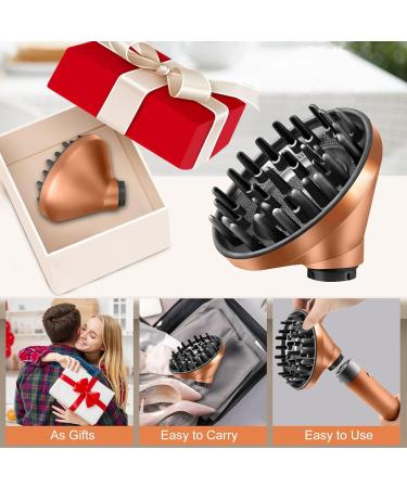 Portable Hair Diffuser Attachment for Dyson Airwrap HS05 HS01 | Gold Hair Dryer Diffuser Nozzle - Buy Online on GoSupps.com