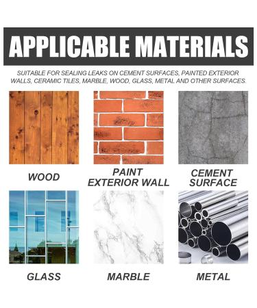 Multifunctional Invisible Waterproof Coating Clear Waterproof Patch & Seal Liquid Transparent Waterproof Coating Invisible Waterproof Agent Transparent Waterproof Sealant for Plastic Wood 2pcs - Buy Online on GoSupps.com