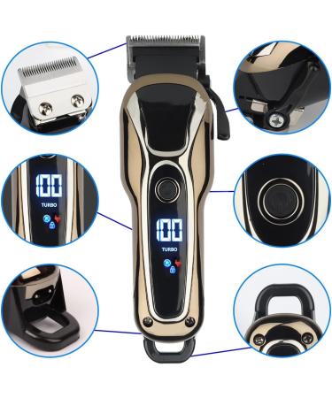 Hair Clippers Professional Hair Clipper Rechargeable Electric Hair Clipper Men's Trimmer Professional Electric Hair Clipper One Color - Buy Online on GoSupps.com