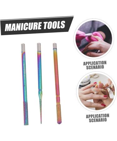 POPETPOP 1 Set nail polisher electric nail drill phone cleaner kit manicure pedicure kit electric manicure nail drill Manicure Grinding head Nail File head Nail Art Tools Manicure File Bits medium As Shown - Buy Online on GoSupps.com
