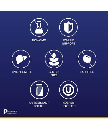 Premier Research Labs Reishi Immune - 90 Plant-Source Capsules - Immune Support Formula with Reishi Fruiting Body Extract - Gluten & Soy Free - Buy Online on GoSupps.com