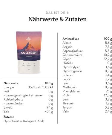 Grizzly Foods Collagen powder 1 x 500 g 100 pure & natural Optimal bioavailability Without additives Ideal for skin hair & joints Tasteneutral & versatile Collagen 500g Einzelbeutel - Buy Online on GoSupps.com