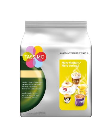 Buy Tassimo Capsules Jacobs Caff Crema Intenseo XL & Morning Caf - 80 & 105 Coffee Capsules Bundle | International Shipping - Buy Online on GoSupps.com