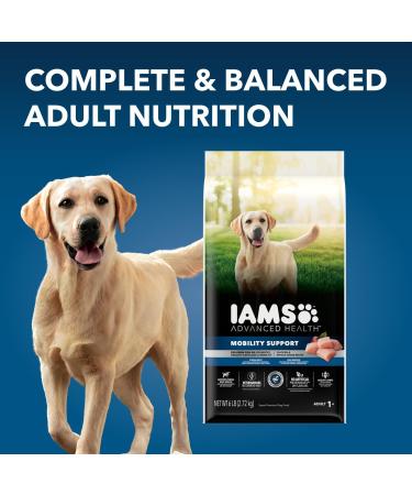 Iams Advanced Health Dry Dog Food Adult Mobility Support Chicken & Whole Grain Recipe 2.72kg Bag - Buy Online on GoSupps.com
