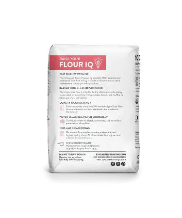 King Arthur 100% Organic Unbleached All-Purpose Flour - 2 lb (Pack of 12) | Non-GMO, No Preservatives - Buy Online on GoSupps.com