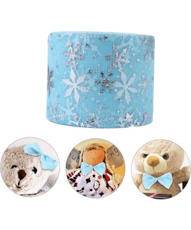 NUOBESTY 1 Roll Roll American Mesh Rolls Christmas Sto The Tulle Spool Snowflake Gauze Material Bow Tie - Buy Online on GoSupps.com