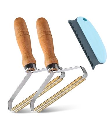 GWAWG 3 PCS Lint Remover Pet Hair Remover Carpet Scraper Resuable Carpet Hair Remover Tool for Cat Dog for Car Sofa Pet Bed Furniture Clothing - Buy Online on GoSupps.com