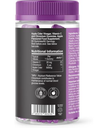 Strawberry Flavour Keto Gummies - 60 Vegan & Gluten-Free Weight Loss Support Snacks - Buy Online on GoSupps.com