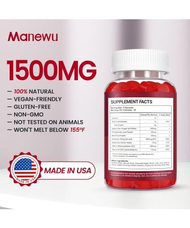 Buy Advanced Keto ACV Gummies - 1500mg Organic Apple Cider Vinegar Vegan Gluten-Free - Boost Metabolism & Energy - 60 Count Made in USA - Buy Online on GoSupps.com