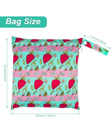 Wine Wetbag Set - 3 PCs Reusable Diaper Bag with Zipper | Wet Dry Cloth Organizer for Baby Toddler Travel & Gym - Buy Online on GoSupps.com